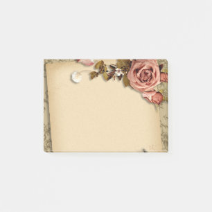 Notas Post-it® Papel floral