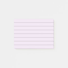 Notas Post-it® Papel forrado de lavanda