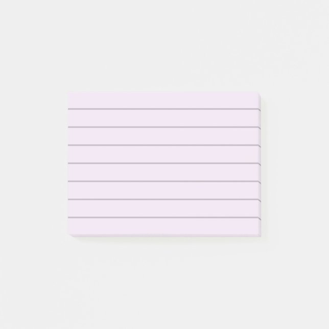Notas Post-it® Papel forrado de lavanda (Anverso)