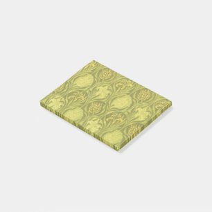 Notas Post-it® Papel pintado de tulipán y lirio verde de William