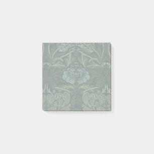 Notas Post-it® Papel pintado de tulipán y rosa verde grande de Wi