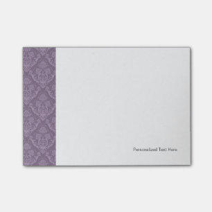 Notas Post-it® Papel pintado floral púrpura