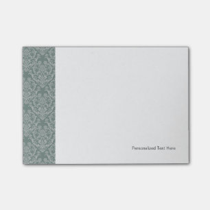 Notas Post-it® Papel pintado floral verde