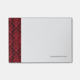 Notas Post-it® Papel pintado rojo 2