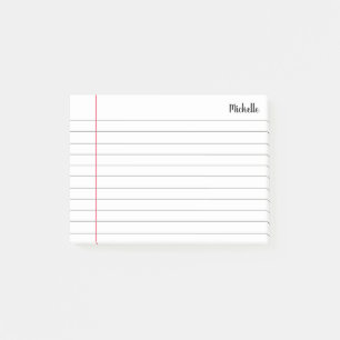 Notas Post-it® Papel portátil de escuela en línea personalizado