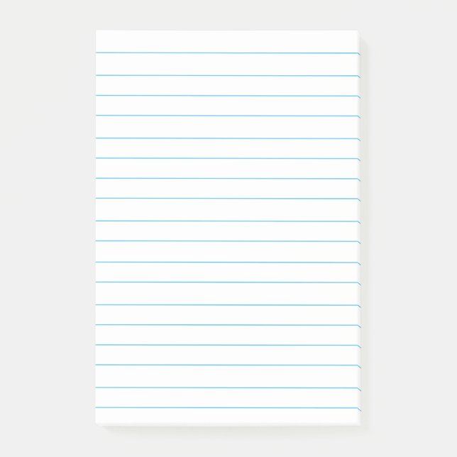 Notas Post-it® Papel portátil de la escuela en línea (Anverso)