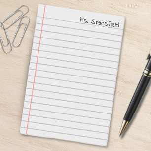 Notas Post-it® Papel portátil en línea para estudiantes docentes