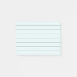 Notas Post-it® Papel rayado verde pistacho