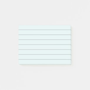 Notas Post-it® Papel rayado verde pistacho