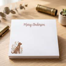 Papelaria de Estación Canina Floral Regalo de Masc