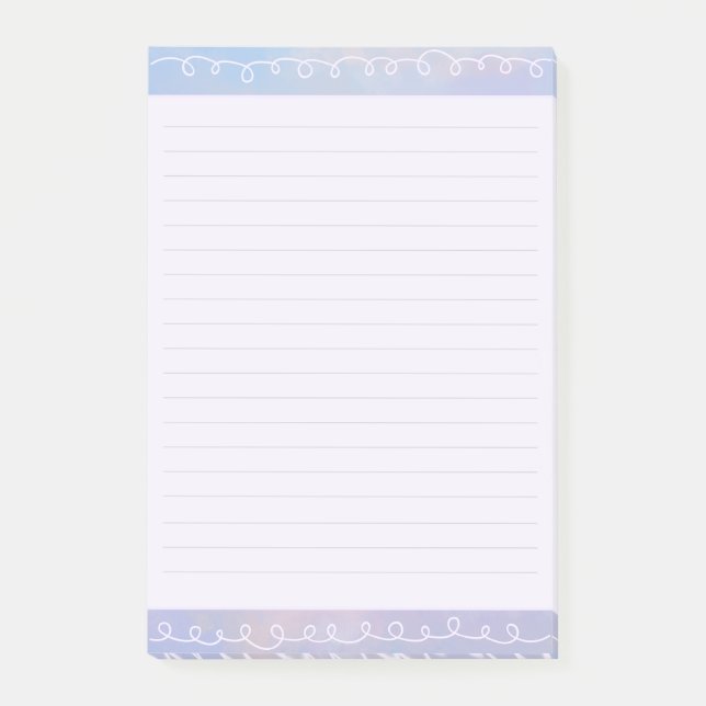Notas Post-it® Papelería Soñadora (Anverso)