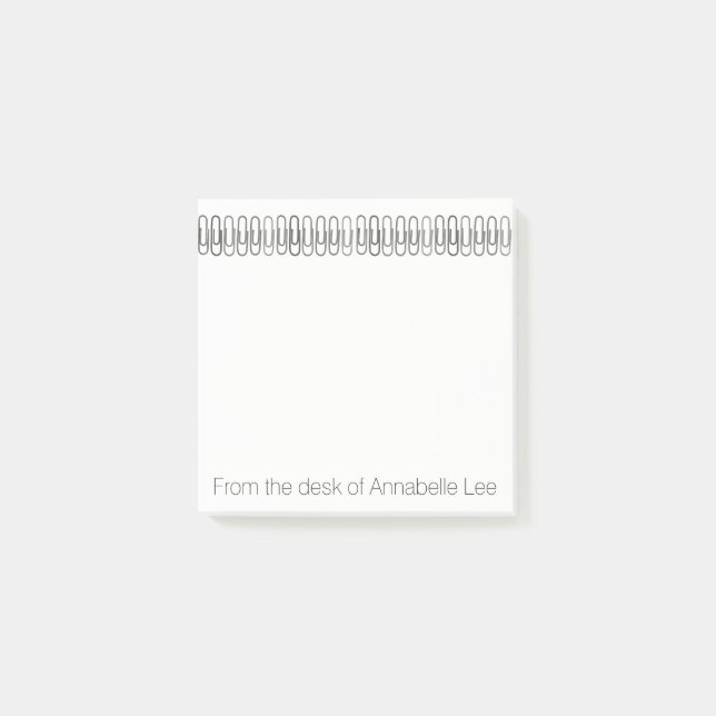 Notas Post-it® Paperclips (Anverso)