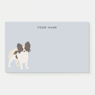 Notas Post-it® Papillon Dog Breed Personalizado