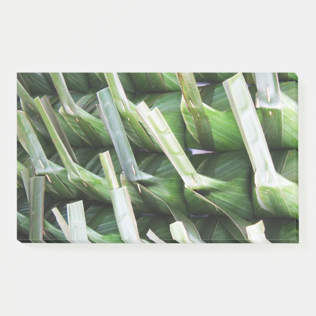 Notas Post-it® Paquetes de hojas de plátano envueltos (Anverso)