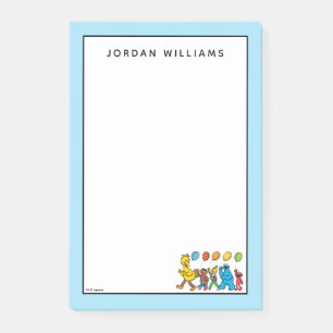 Notas Post-it® Paquetes de Plaza Sésamo Globos Fiestas