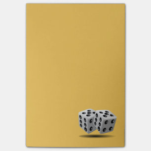 Notas Post-it® Par de dados