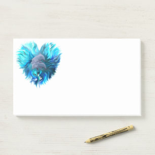 Notas Post-it® Par de delfines