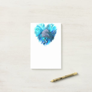 Notas Post-it® Par de delfines