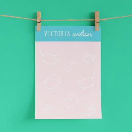 Notas Post-it® para abejas y polluelos y Kitty