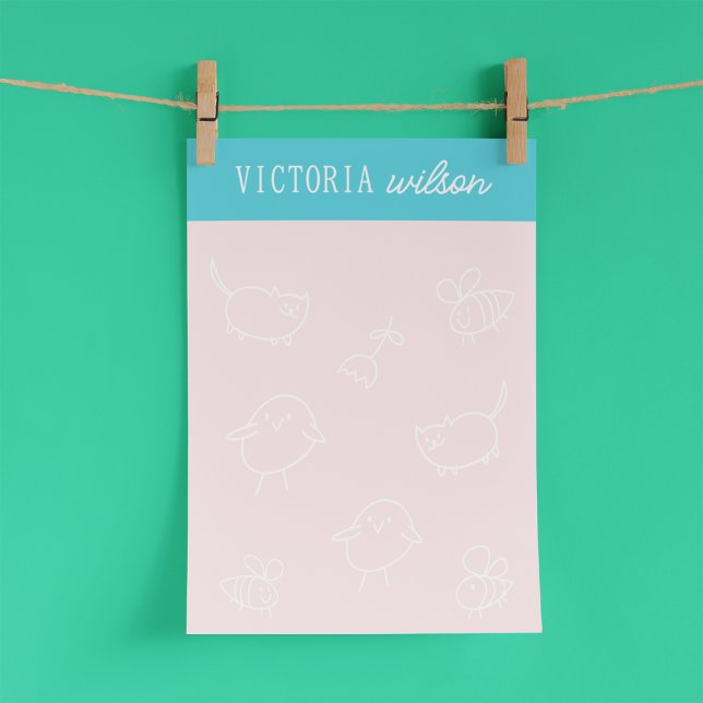 Notas Post-it® para abejas y polluelos y Kitty (Subido por el creador)