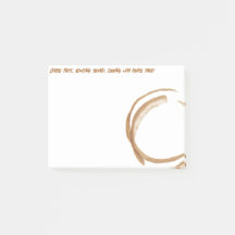 Notas Post-it® para café