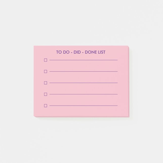 Notas Post-it® Para ello se ha hecho una lista de pequeñas casill (Anverso)