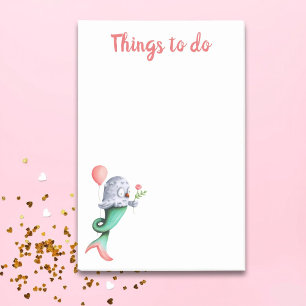 Notas Post-it® Para hacer la Sirenita de búhos caprichosos