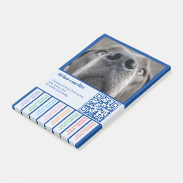 Notas Post-it® Para vender cachorros Dane coloridos