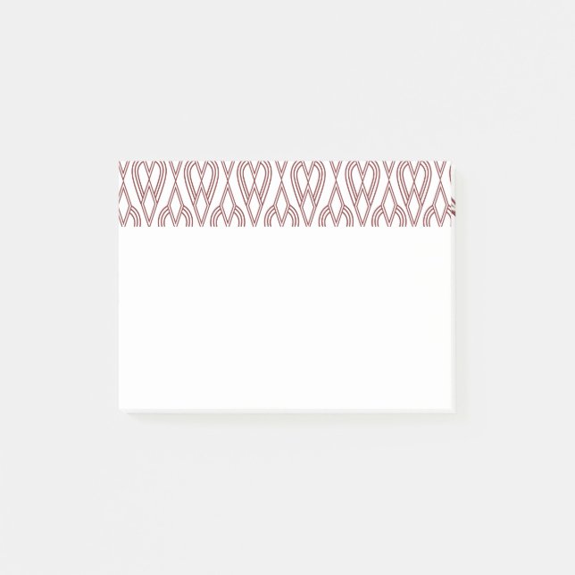 Notas Post-it® Paredes de flores Art Deco (Anverso)