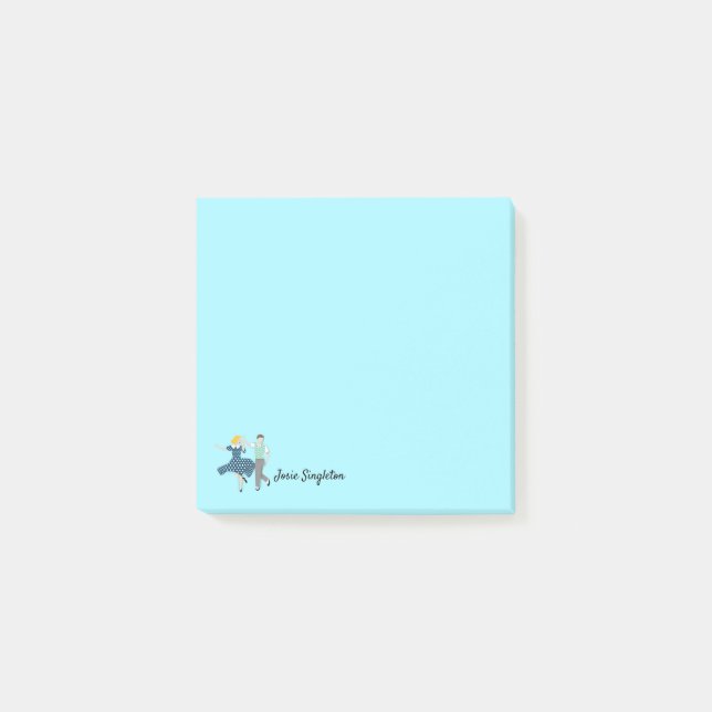 Notas Post-it® Pareja Dance Swing (Anverso)