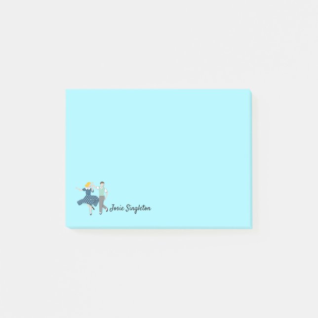 Notas Post-it® Pareja Dance Swing (Anverso)