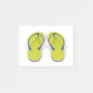Notas Post-it® Pares de flips-flopes