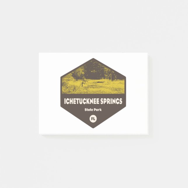 Notas Post-it® Parque Estatal Ichetucknee Springs Florida (Anverso)