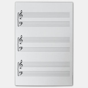 Notas Post-it® Partitura