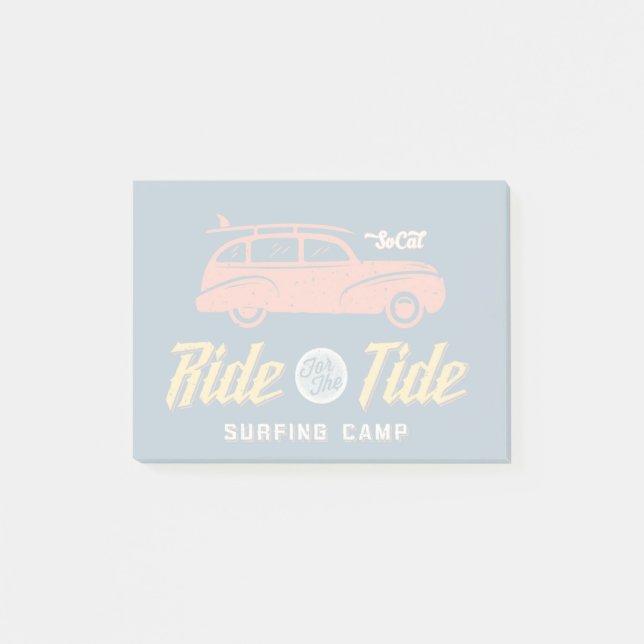 Notas Post-it® Paseo de Socal para la marea (Anverso)