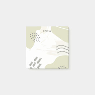 Notas Post-it® Pastel Abstract Brush Stroke