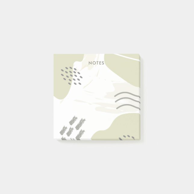 Notas Post-it® Pastel Abstract Brush Stroke (Anverso)