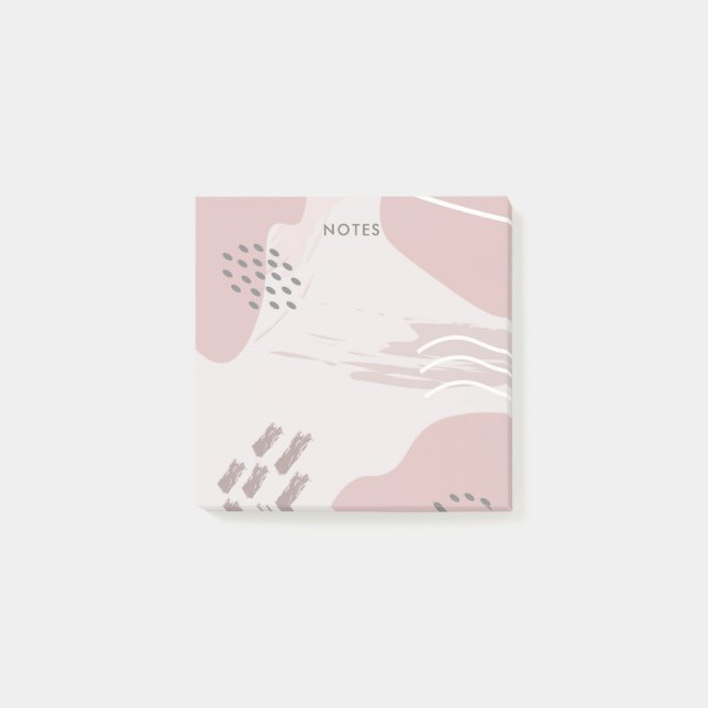 Notas Post-it® Pastel Abstract Brush Stroke (Anverso)
