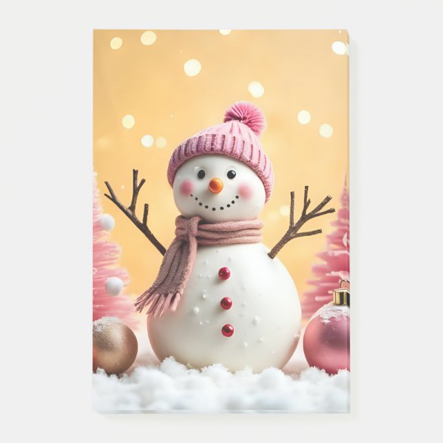 Notas Post-it® Pastel Christmas - Post-It Notes (Anverso)