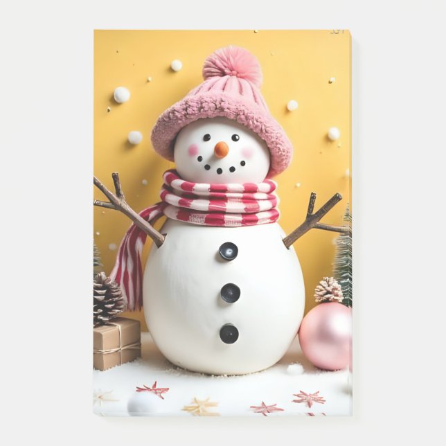 Notas Post-it® Pastel Christmas - Post-It Notes  (Anverso)