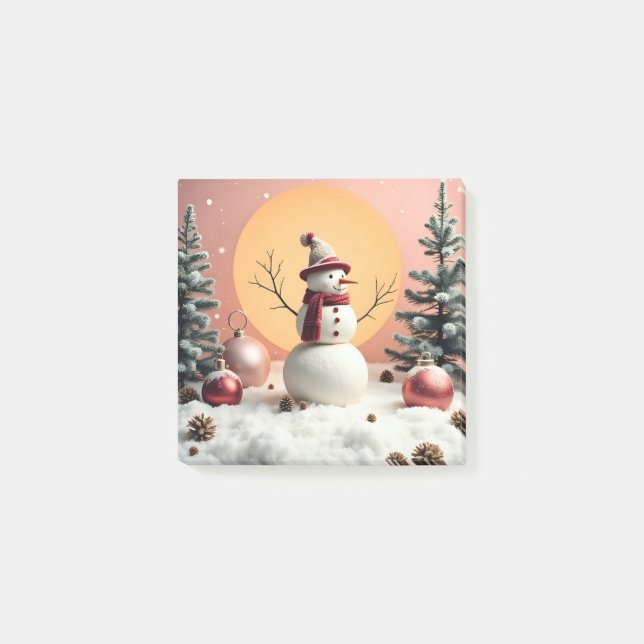 Notas Post-it® Pastel Christmas - Post-It Notes  (Anverso)