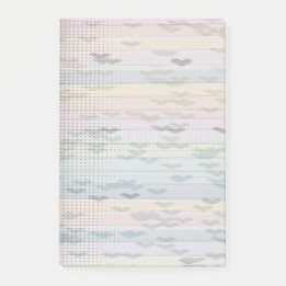 Notas Post-it® Pastel Hearts and Dots Rainbow Post anota