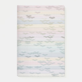 Notas Post-it® Pastel Hearts and Dots Rainbow Post anota