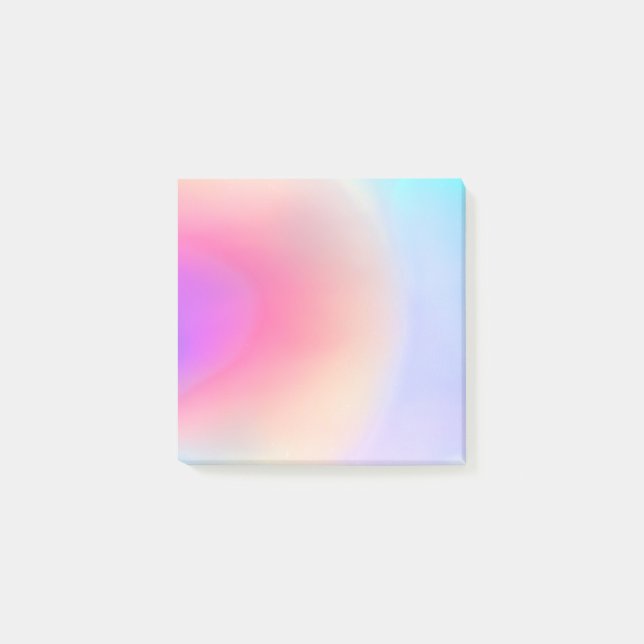 Notas Post-it® Pastel holográfico irlandés (Anverso)