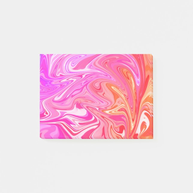 Notas Post-it® Pastel Rainbow Swirl (Anverso)
