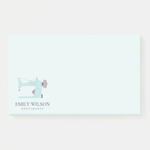 NOTAS POST-IT® PASTEL RUBOR AQUA TAILOR DE MÁQUINA DE COCINA ROSA