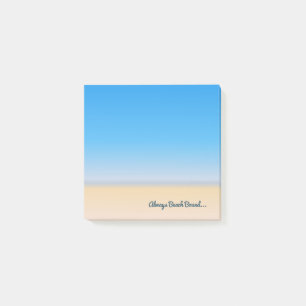 Notas Post-it® Pastel siempre pegado a la playa