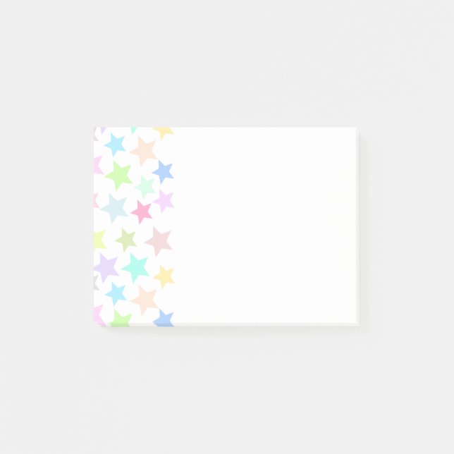 Notas Post-it® Pastel Stars (Anverso)