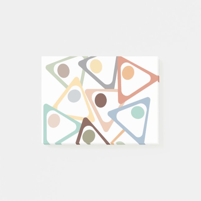 Notas Post-it® Pastel Triangles (Anverso)