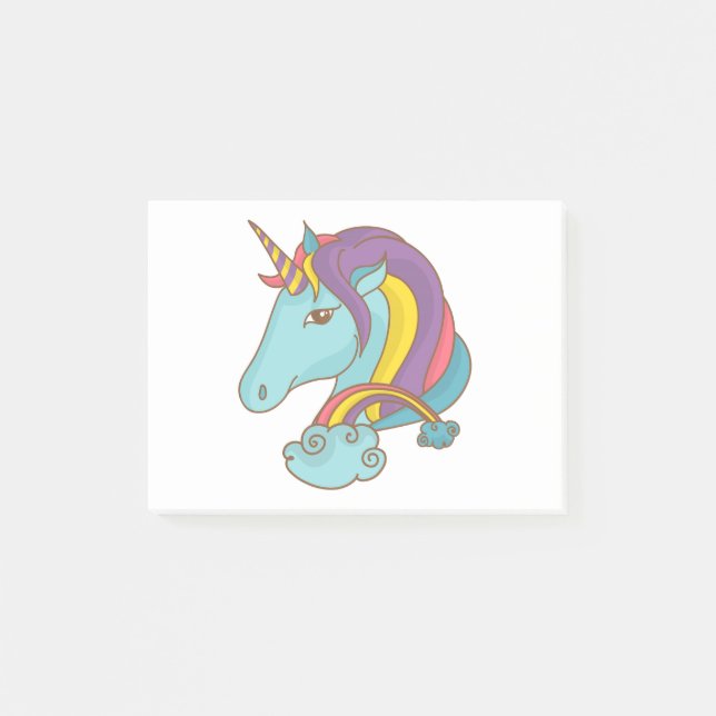 Notas Post-it® Pastel Unicorn (Anverso)